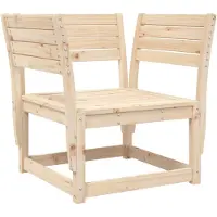 Syfax Gartenstuhl aus massivem Kiefernholz, Latten-Design, 83 x 73 x 78 cm (B x T x H), Sitzhöhe 38 cm