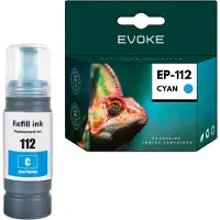 Evoke Patrone für Epson 112 XL Cyan ️️ L15150 L15160 L6570 M15140 L6460 L15180 ️