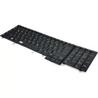 T-ProTek DE - Schwarz Tastatur ohne Mausstick, ohne Beleuchtung kompatibel für Dell Latitude E5520m