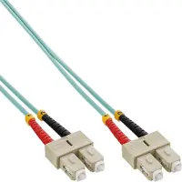 InLine LWL Duplex Kabel, SC/SC, 50/125µm, OM3, 25m, 25 m, OM3, 2x SC, 2x SC