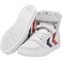 Hummel Slimmer Stadil Leder High-Top Sneaker Kinder white 38