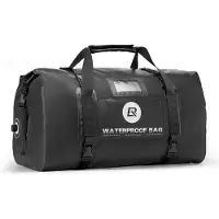 RockBros Praktische wasserdichte Motorradtasche zur Montage auf dem Sitz, Kofferraum 55L, schwarz