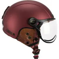 Cgm Zugelassener Ski-E-Bike-Helm 801V EBI VINTAGE Satin-Bordeaux größe M