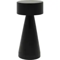 Luxus Europe - Tischlampe Touch Chloé Schwarz - Kabellose LED-Tischlampe für den Innenbereich – USB-C wiederaufladbar