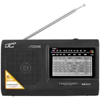 Ltc Audio Tragbares Radio Wilga schwarz FM Radio 10W 3.7V 1000mA Akku 64cm Teleskopantenne