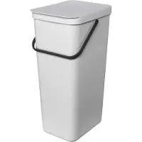 Brabantia Sort & Go, 40 l, Rechteckig, Kunststoff, Hellgrau, Manuell, Belgien