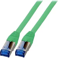 EFB Elektronik EFB K5525FGN.10 RJ45 Patchkabel Cat.6A S/FTP TPE Cat.7 Rohkabel superflex grün 10m K5525FGN10