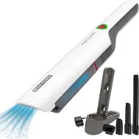 Profi Care Handstaubsauger Akku beutellos, kabelloser Staubsauger inkl. 4 Aufsätze, kleiner Staubsauger perfekt als Zubehör für Auto Wohnmobil und Küchen - PC-AKS 3102