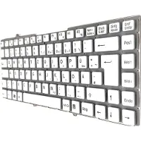 T-ProTek DEUTSCHE - Weiß ohne RahmTastatur für Sony Vaio VGN-FW5JTF , VGN-FW5MTF