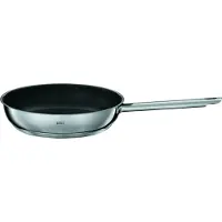 Rösle ELEGANCE Bratpfanne Ø 24 cm, Edelstahl 18/10, Universalpfanne mit Antihaftversiegelung ProPlex, spülmaschinen-, backofen- und induktionsgeeignet