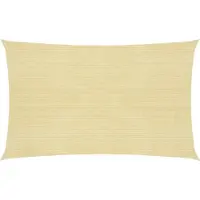 The Living Store Sonnensegel 160 g/m² Beige 2,5x4,5 m HDPE