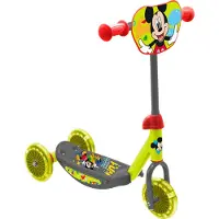 Seven Polska Disney Mickey 3-Rad Scooter – Verstellbar, Rutschfeste Plattform
