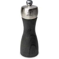 Peugeot Pfeffermühle Fidji Graphite Holz und Edelstahl Anthrazitgrau 15 cm 39486