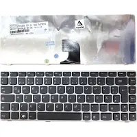 T-ProTek DEUTSCHE - Schwarz Tastatur mit Grau Rahmen kompatibel für P/N: V-116920BK1-GR