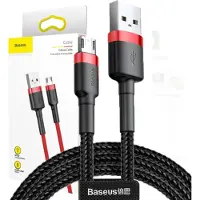 Baseus Cafule, 3 m, USB A, Micro-USB A, USB 2.0, Schwarz