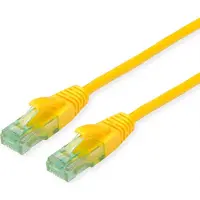 Roline RM Patchkabel Cat.6A UTP, gelb, 0,5 m