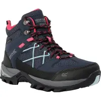 Regatta - Damen Wanderstiefel "Samaris III" RG10015 (40 EU) (Marineblau/Pink/Aquablau)