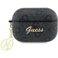 GUESS GUAP2G4GSMK AirPods Pro 2 (2022/2023) Hülle schwarz/schwarz 4G Charm Kollektion