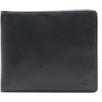 Esquire Leder Geldbörse Compact Wallet Black schwarz