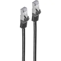 Shiverpeaks BS75550-S, 50 m, Cat7, S/FTP (S-STP), RJ-45, RJ-45, Schwarz