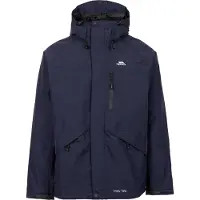 Trespass Herren Corvo Jacke mit Kapuze, wasserabweisend TP296 (XL) (Marineblau)