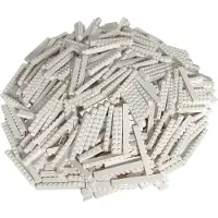 LEGO 25 Steine 1x10, Weiß