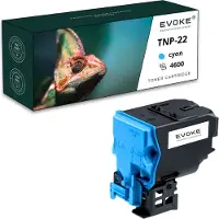 Evoke Toner für Konica Minolta A0X5452 / TNP22C-TNP22XC A0X5452 / TNP22C Blau (cyan) | Ersatz für C35 C35P
