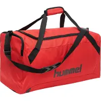 Hummel Core Sports Bag Tasche Sporttasche Fitnesstasche rot 204012-3081, Größe:M