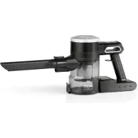 DS Produkte CLEANmaxx 14864, 2-in-1-Stabstaubsauger, Beutellos, Schwarz, Silber, Acrylnitril-Butadien-Styrol (ABS), Kupfer, Polypropylen (PP), Stahl, Trocken, HEPA