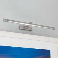 Astro Wandleuchte über den Bildern: Goya 760 LED 9,6 W 2700 K, gebürstetes Nickel, 1115009