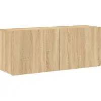 Syfax TV-Wandschrank Sonoma-Eiche 100x30x41 cm
