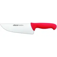 Arcos Fleischermesser Farbe - Prof 295922 Edelstahl Nitrum und mango ergonomisches rotes Polypropylen und 20 cm Klinge, Vitrine