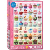 Empireposter 1000 Teile Puzzle - Puzzle - Wunderbare Cupcakes + DeLuxe 3er Set Puzzle Zubehör