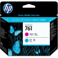 Hp Ink 761 Magenta/Cyan Designjet Druckkopf, DesignJet T7100 Drucker, Thermal Inkjet, Cyan, Magenta, CH646A, Singapur, 28 mm