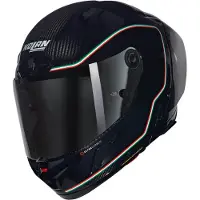 Nolan Integralhelm X-804 RS ULTRA CARBON Asso di Picche 341 Schwarz Italien größe M