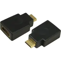 Logilink AH0010, HDMI Typ A (Standard), HDMI Typ D (Mikrofon), Buchse, Stecker, Gerade, Gerade