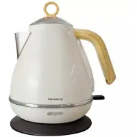 Klausberg KB-7708 1,7L Edelstahl Wasserkocher, weiß