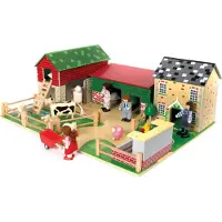 Tidlo Holz Bauernhof Spielset Oldfield Farm Bauernhof Spielzeug