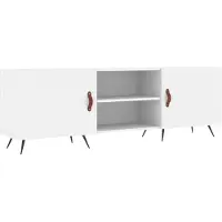 Syfax TV-Schrank Weiß 150x30x50 cm Holzwerkstoff
