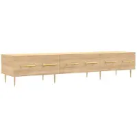 Syfax TV-Schrank Sonoma-Eiche 150x36x30 cm Holzwerkstoff