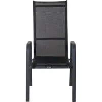 Ebuy24 Venture Home Stuhl Copacabana Schwarz 2er-Pack