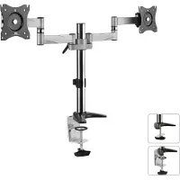Macleans MC-714 - VESA Monitor-/TV-Halter, 13-27", silber, 2x 8 kg