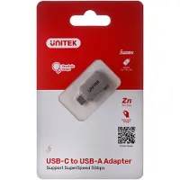 UNITEK A1025GNI, USB C, USB A, 0 m, Silber