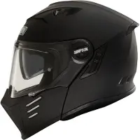 Simpson Darksome Solid 06 Klapphelm, schwarz matt, XS (54)