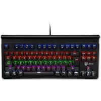 LIOCAT KX 365+ C mechanische Gaming-Tastatur, RGB-Beleuchtung, Outemu Blau, Kabel 1,8 m, Schwarz