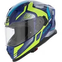 Acerbis X-Way Graphic Blau Gelb Integralhelm Größe XS