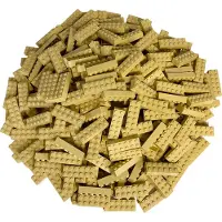 LEGO 250x Stein 2x6, Beige