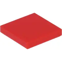 LEGO 100 Stück Fliesen 2x2, Rot