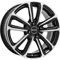 Mak Alufelge Magma 6.5X16 4X108 Et 15 Black Mirror