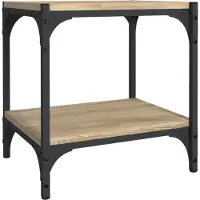 Syfax TV-Schrank Sonoma-Eiche 40x33x41 cm Holzwerkstoff und Stahl